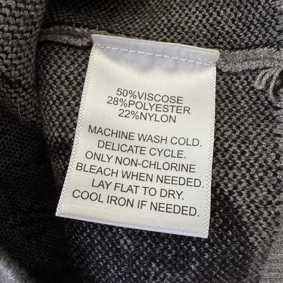 Anthropologie Calligraphie Gray Cat Print Sweater Women’s Small NWT - Picture 9 of 9